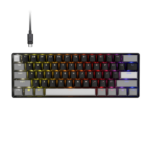 CORSAIR Clipper Pro Mini 60 Hall Effect Gaming Keyboard - Black