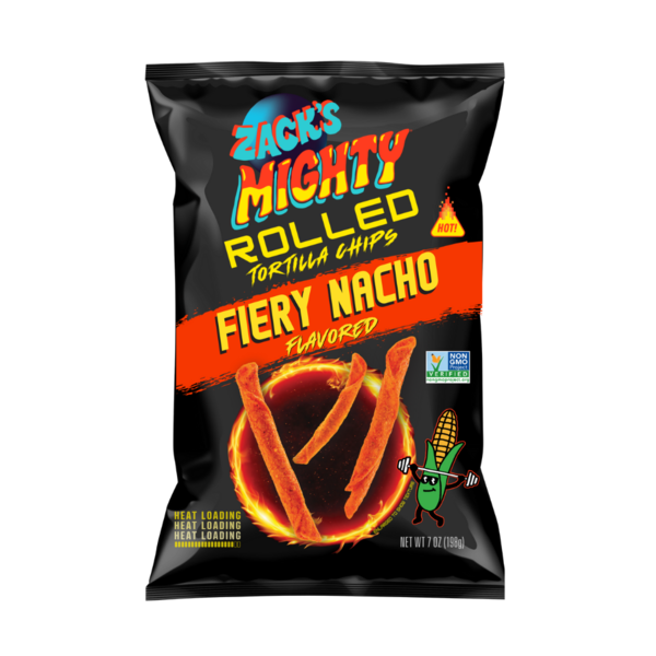 Zack's Mighty Fiery Nacho Rolled Tortilla Chips Same-Day Delivery