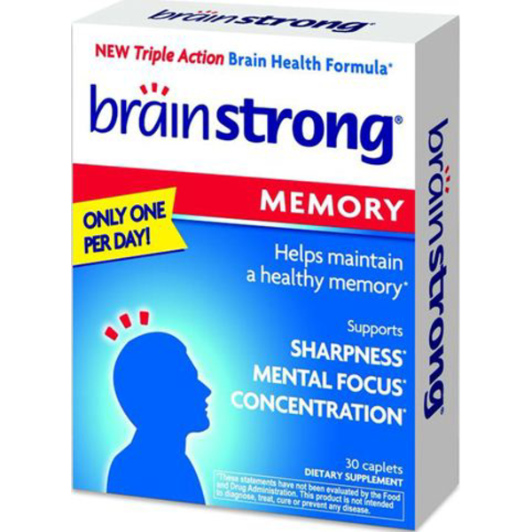 Brainstrong Memory Support Label BrainStrong Caplets Memory Support Same-Day Delivery or Pickup ...