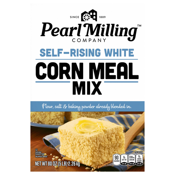 Pearl Milling Company Self-Rising White Corn Meal Mix Same-Day