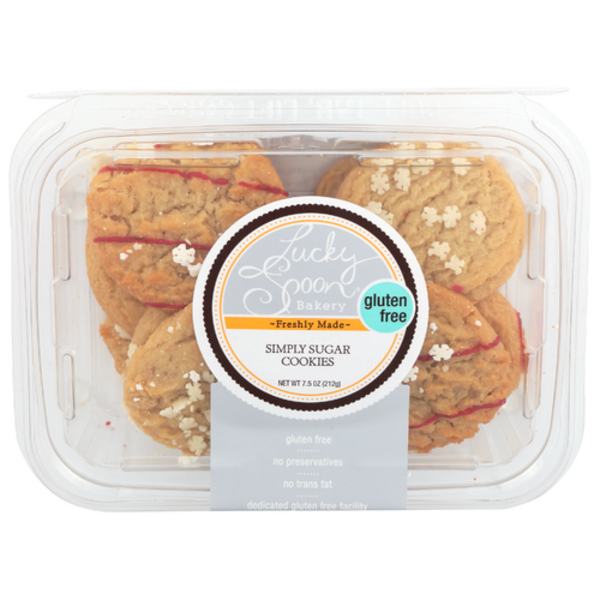 LUCKY SPOON BAKERY Gluten Free Simply Sugar Cookies Same-Day