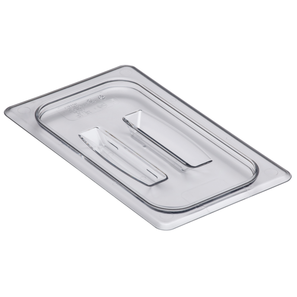 Cambro 40CWCH135 Camwear Food Pan Cover 1/4 size with handle