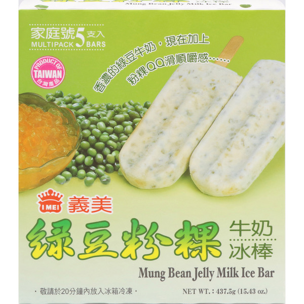 I-Mei Milk Ice Bar Green Bean Jelly