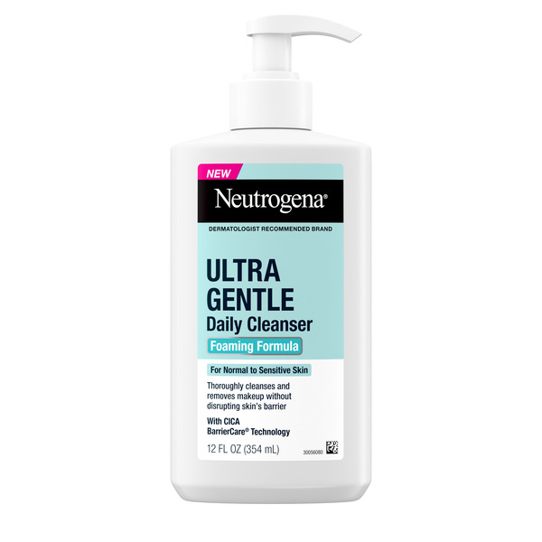 Neutrogena Ultra Gentle Daily Foaming Facial Cleanser, 12 fl. oz - 12 fl oz
