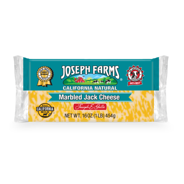 Joseph Farms Marbled Jack Cheese