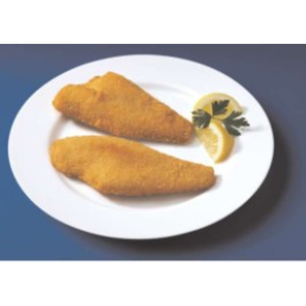 Breaded Flounder Filets, 4 oz, 5 lb