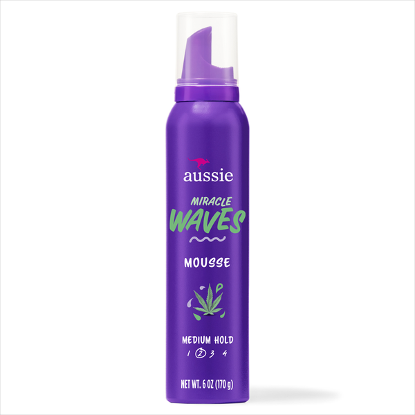 MIRACLE WAVE Mウェーブマッサージクリーム 150g Aussie Miracle Waves Soft Wave Mousse with Hemp Seed Oil, Paraben