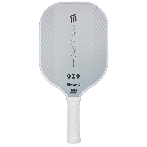 Monarch Dragon Slayer Pickleball Paddle - White