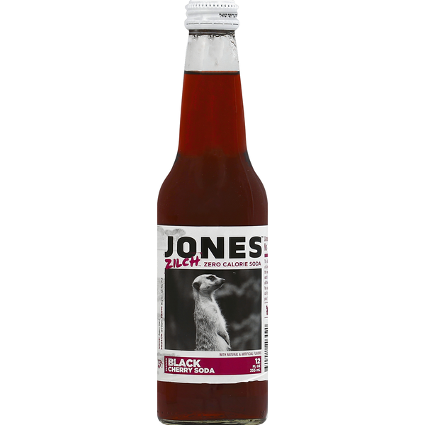 jones0326　47969980 Jones Soda, Zero Calorie, Black Cherry Flavor Same-Day Delivery or
