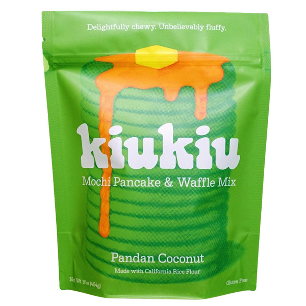 KiuKiu Pandan Coconut Mochi Pancake & Waffle Mix