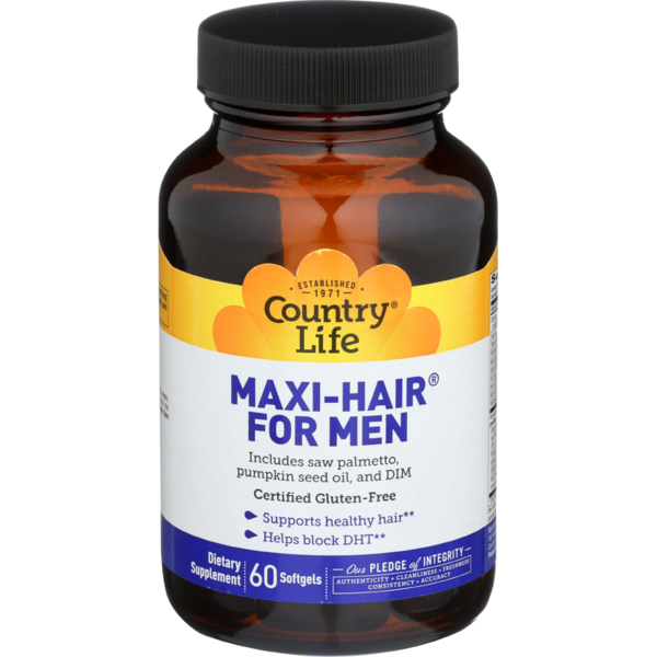 Country Life Maxi Hair Fro Men Dietary Supplement 60 Ct Instacart