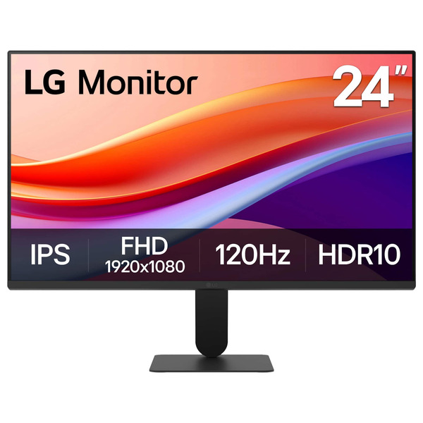 L.G. HDMI IPS FHD 120Hz Monitor With HDR10 - Black