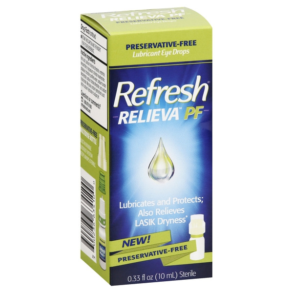 Refresh Relieva PF Preservative-Free Artificial Tears Lubricant Eye ...