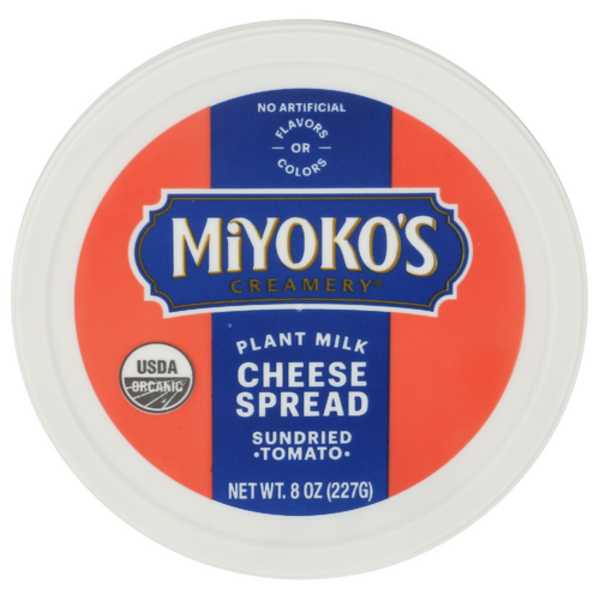 Miyoko's Organic Vegan Sundried Tomato Cheese Spread Same-Day