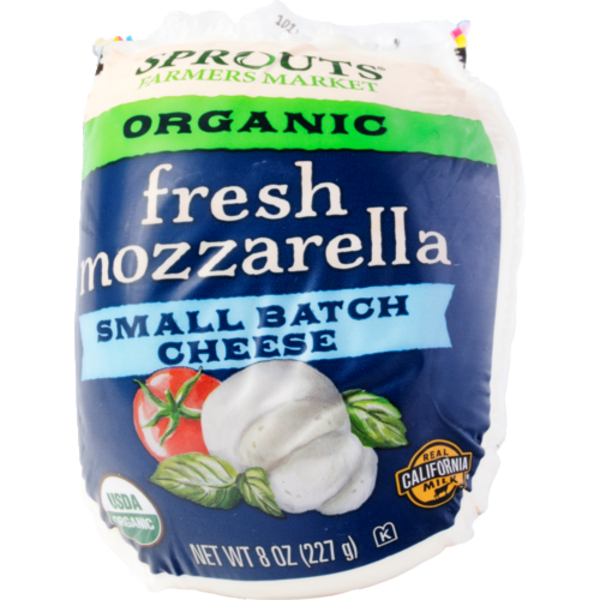 Sprouts Organic Fresh Mozzarella Small Batch Cheese