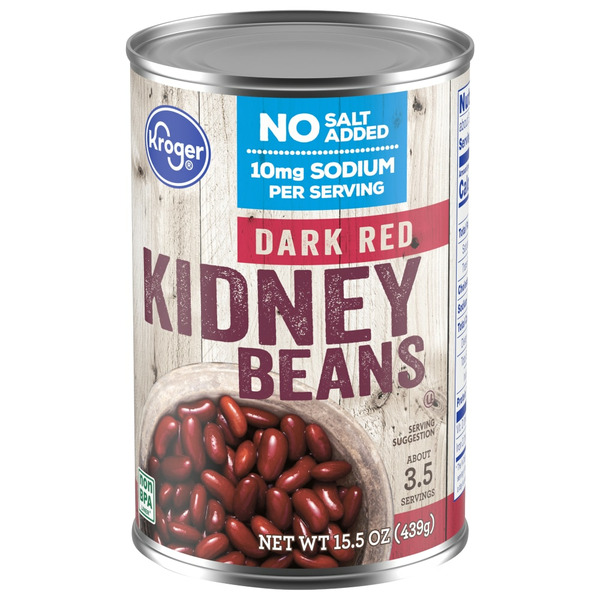 Kroger Dark Red Canned Kidney Beans