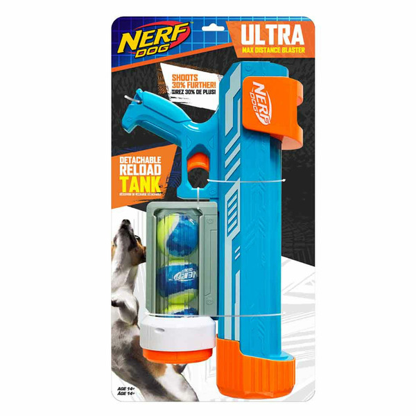Nerf Ultra Max Distance Tennis Ball Blaster Dog Toy