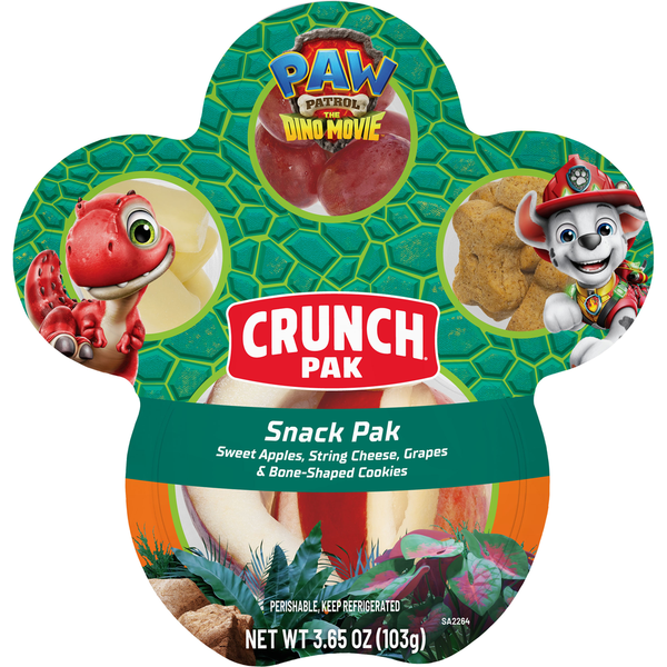 Crunch Pak Sweet Apples, String Cheese, Cinnamon Cookies, & Grapes