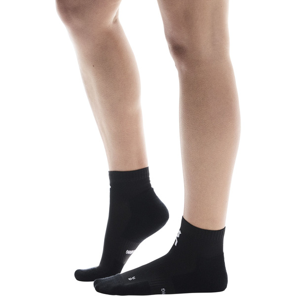 ON Core Run Quarter Sock, L - Black