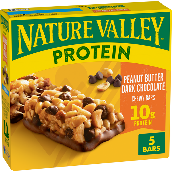 Nature Valley Protein Peanut Butter Dark Chocolate Chewy Snack Bars