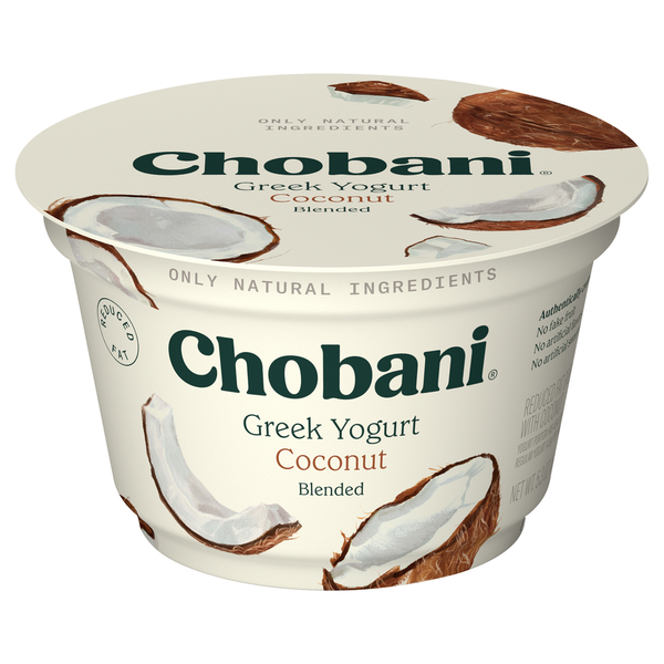 Chobani Reduced Fat Greek Coconut Blended Yogurt