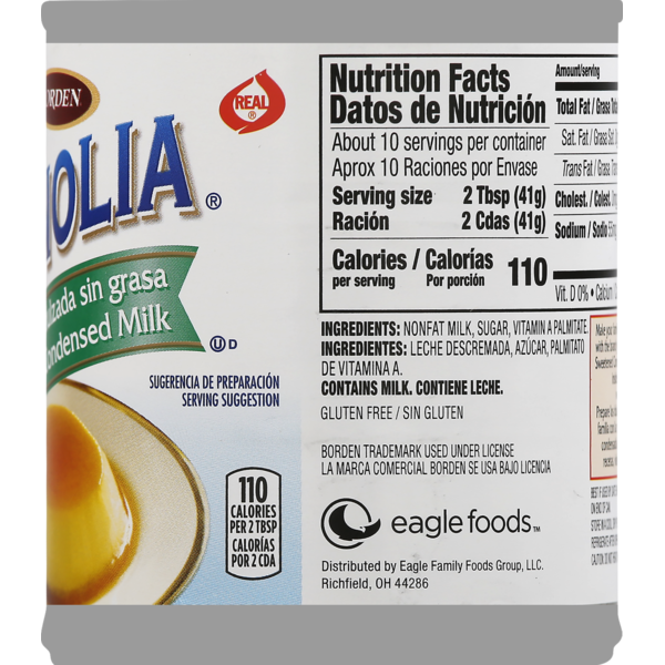 32 Condensed Milk Nutrition Label Labels Design Ideas 2020