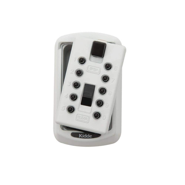 Keysafe Mounted 2-key Lock Box With Pushbutton Combination Lock