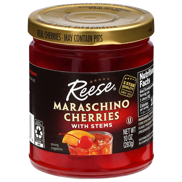 Reese's Maraschino Cherries with Stems Same-Day Delivery or Pickup