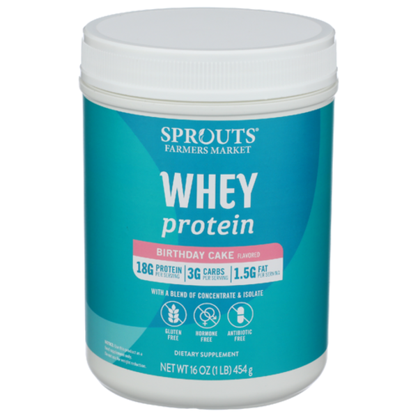 Sprouts Birthday Cake Whey Protein