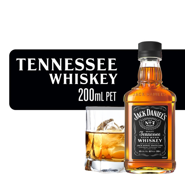 Jack Daniel's Tennessee Sour Mash Whiskey (black label) Same-Day