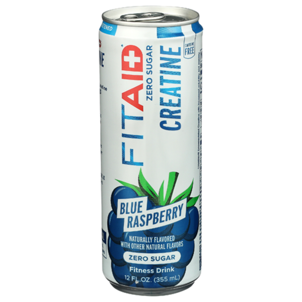 Life Aid Drinks Blue Raspberry Zero Sugar Creatine+ FitAid