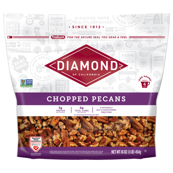 Diamond Chopped Pecans