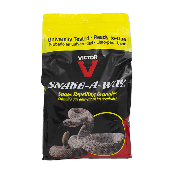 Victor Snake-a-way 10 Lb Repellent Granules For Garter Snakes, Rattlesnakes, And More - 1.25 Acres Of Protection
