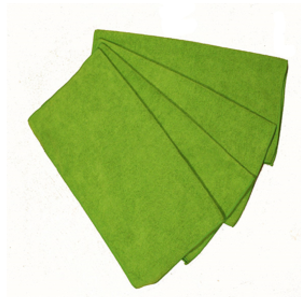 ACA - Green Microfiber Knuckle Buster Towels - 12 ct