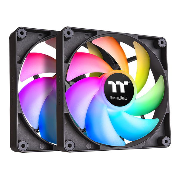 Thermaltake CT 120 ARGB Sync Cooling Fan with Daisy-Chain Design Kit - Black