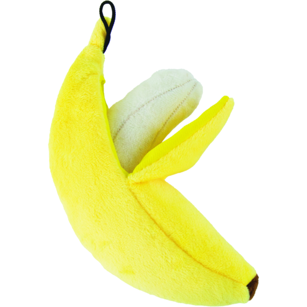 Play On Plush Banana Dog Toy