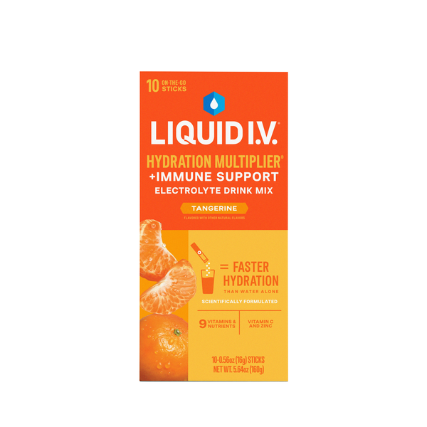 Liquid I.V. Hydration Multiplier + Immune Support, Tangerine Same