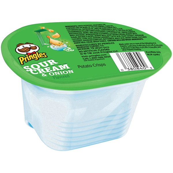 Pringles Crisps Snack Stacks Sour Cream & Onion .74oz (0.74 oz) Instacart