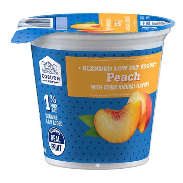 Coburn Farms Lowfat Peach Yogurt Same-Day Delivery | Save A Lot