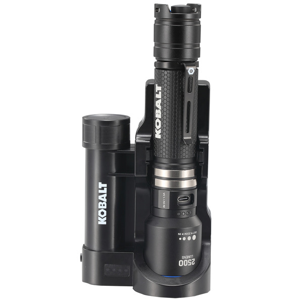 Kobalt 2500-Lumen 4 -Adjustable Mode LED Rechargeable Flashlight