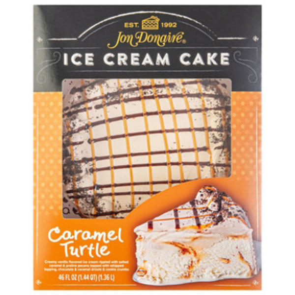 JON DONAIRE Caramel Turtle Ice Cream Cake, Serves 8