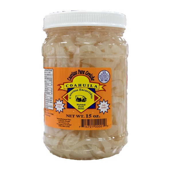 Coahuila Foods Pork Skins Pickled
