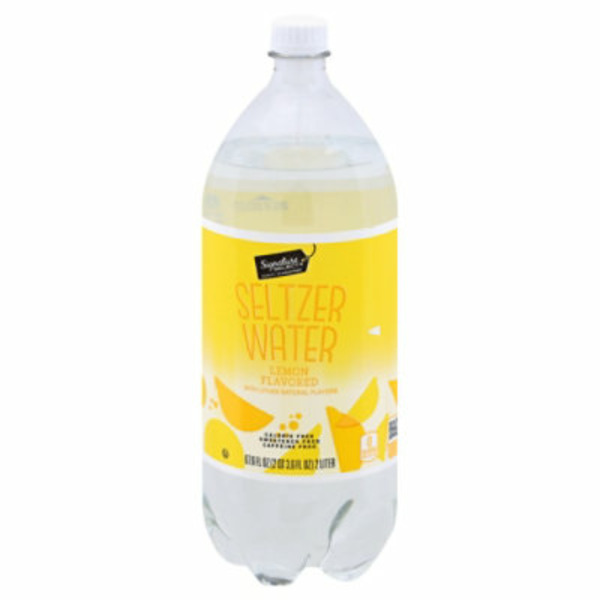 SIGNATURE SELECTS Water, Seltzer, Lemon Flavored