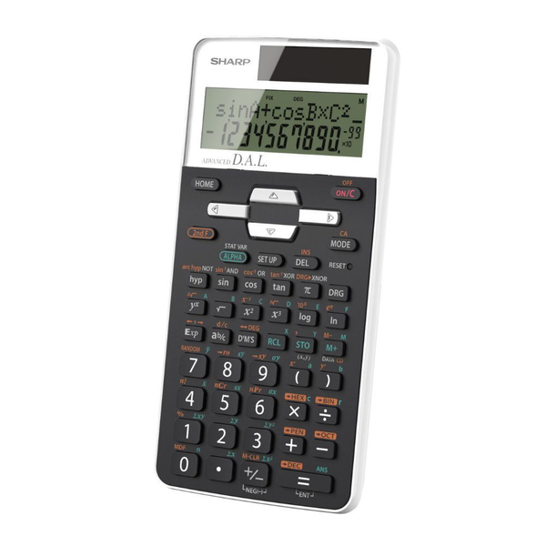 Sharp EL531XTBWH 272 Function 10-Digit 2 Line Display