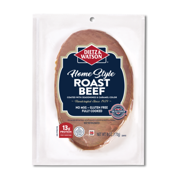 Dietz & Watson Homestyle Roast Beef, Pre-Sliced Same-Day Delivery