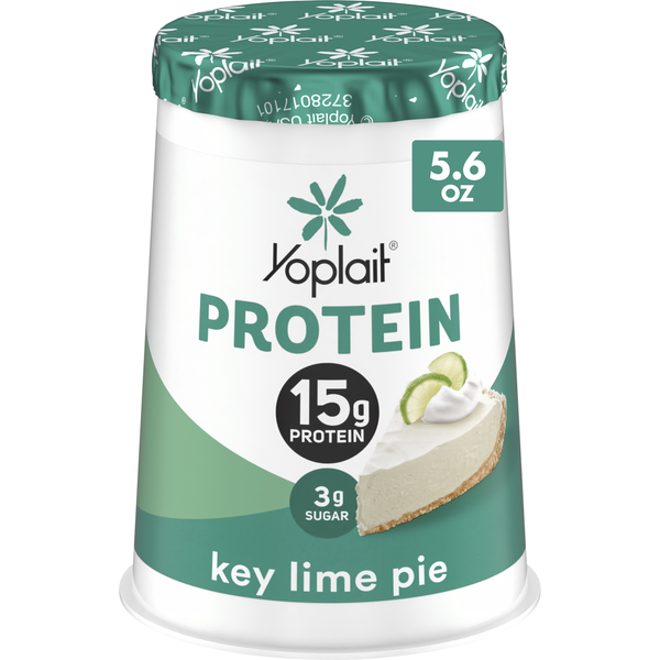 Yoplait Protein Key Lime Pie Yogurt Cultured Dairy Snack Cup Same
