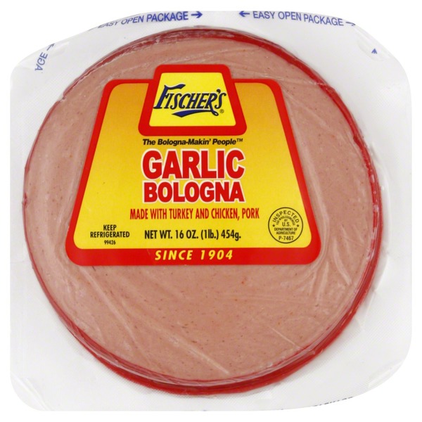 Fischers Bologna, Garlic (16 oz) Instacart