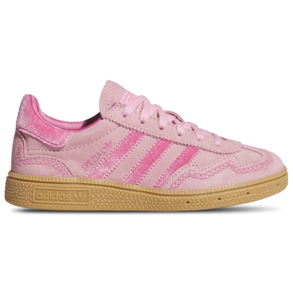 adidas Girls' Handball Spezial Basketball Shoes, Size 3.0 - Pink/Pink