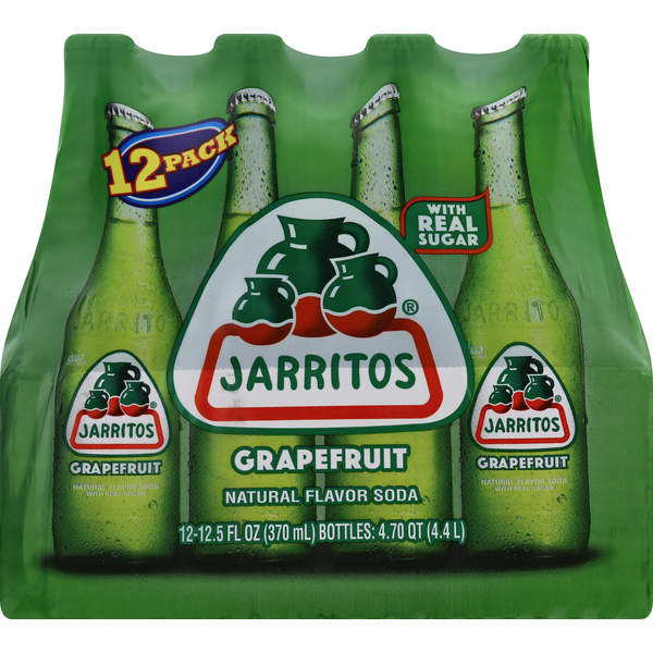 Jarritos Soda, Grapefruit, 12 Pack (12 fl oz) Instacart