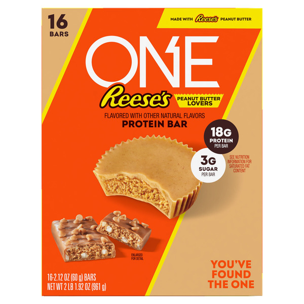 Reese's ONE Protein Bar, 2.12 oz, 16 count